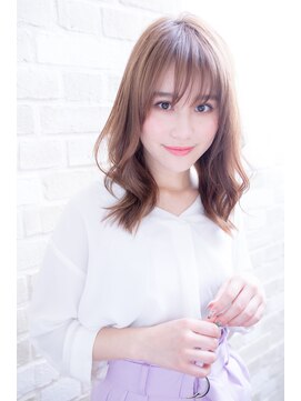 エルサフィロ キタハマ(el zafiro kitahama) 【el zafiro  kitahama】　外ハネ　ラベンダー　ミディー