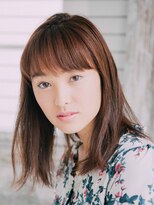 オートクチュールランコントレ(Haute Couture Rencontrer) 切りっぱなしナチュラルロングスタイル