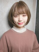 リリアン 表参道(relian)&nbsp;マロンベージュのショートボブ☆relian表参道