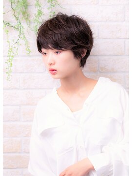 ソア 武蔵小杉(SOAR) 毛先パーマネオウルフ小顔外ハネボブアッシュブラウン