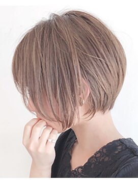 エメールヘア(aimere hair) 可愛いベージュ系カラーボブ
