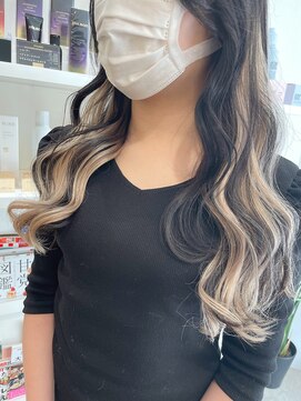 レガシーヘアーデザイン(Legacy hair design) 「インナーエクステ外国人カラー」