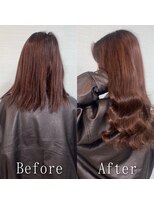 あるじゃんすー 京都店&nbsp;ボルドー×ブラウン#シールエクステ#アースカラー#韓国#京都