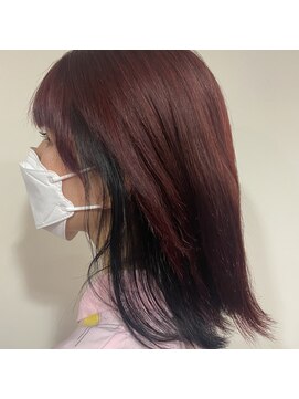 サラジュ 西宮北口店(SARAJU) ■レッドカラー/インナーカラー【村上 陽菜】