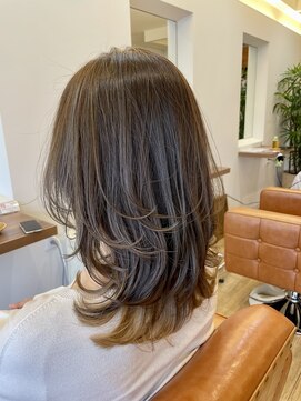 グランウェイ(GRUNWAY) ダブルレイヤー×アッシュベージュ