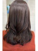 ゆるふわ巻きセミロング