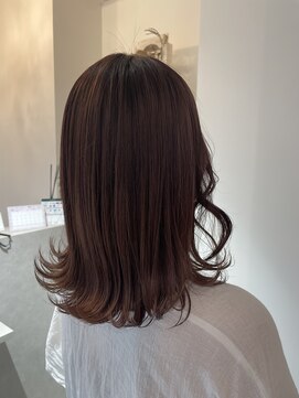 アヴァンスアンス 広島袋町店(AVANCE.ens) ピンクラベンダーカラー