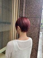 ブロッサム 東中野店&nbsp;大人可愛い丸みボブピンクラベンダーベージュベビーピンク