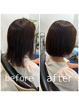 スピカ(SPICA) 【ケアストレートコース】 お客様施術事例
