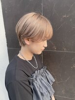 マーシュ(marshu)&nbsp;ショートヘア×ハイトーンベージュ♪