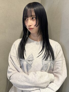 ペレ 梅田(PELE) 前髪/アンブレラカラー/こなれミディ/イメチェン/ウェーブパーマ