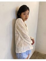 ムード 立川(MHOOD)&nbsp;アレンジ髪質改善ダブルカラーブリーチボブ顔周りレイヤー._.