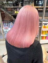 ミルクティーベージュカラーケアブリーチカラーピンクベージュ