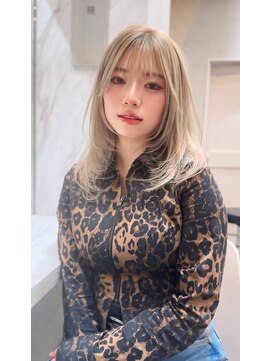 ロンド レア 天神大名店(Lond Le’a) メルティカラー/ウェーブミディアム /似合わせカットスタイル