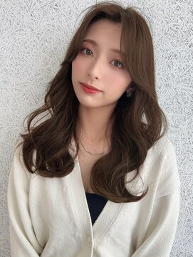 ソヨン 金山店(SOYON) フェミニンロング/似合わせカット/メルティカラー/かきあげ前髪