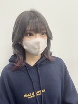 ゴウトゥデイシェアサロン 町田店(GO TODAY SHAiRE SALON)&nbsp;ハッシュカット×シルバー裾ピンク
