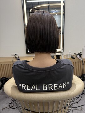 ロンドプロフィール 浦和(Lond profil) イメチェン　ボブ　外ハネボブ　美髪　ホワイトブロンド　韓国