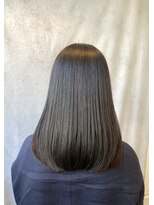 ヘアアンドメイク スタジオ ミムロ(HAIR&MAKE STUDIO MIMURO)&nbsp;酸性ストレートパーマ+悟式髪質改善トリートメント