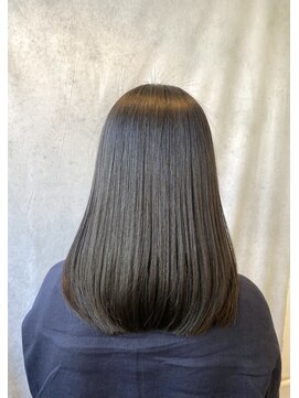 ヘアアンドメイク スタジオ ミムロ(HAIR&MAKE STUDIO MIMURO) 酸性ストレートパーマ+悟式髪質改善トリートメント