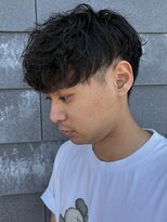 ヒュイル バイ ニアウ(Hwyl by Niau) メンズマッシュシャドウパーマスパイラルパーマニュアンスパーマ