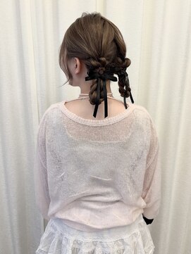 ボタン ハカタ(VOTAN hakata) 【votan sanae】ツインアレンジ/リボンアレンジ/ヘアアレンジ