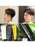 朝の時短ヘア　好印象メンズカット（眉毛カット付）ジオスタイリング剤付き