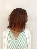 マスカリ(muscali)&nbsp;くびれヘア#ハイライトカラー#アプリコットオレンジb40