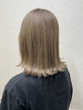 シュリット(schritt) ミルクティベージュ＊ブリーチダブルカラー＊渋谷momoko