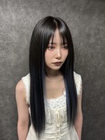 ルフレ 新宿本店2nd(Reflet)&nbsp;【manabu】プルエクステでブリーチなしインナーカラー