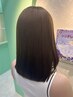 【プレミアムエイジングケア】カット＋縮毛矯正＋カラー＋頭浸浴＋髪質改善TR