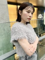 ガーデントウキョウ(GARDEN Tokyo) ミディアム/レイヤー/前髪あり/切りっぱなしボブ/髪質改善