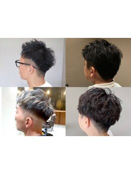 【白子】フェードスタイル、ナチュラル、ロング、ポイントカットなど様々なご要望にお応えします。