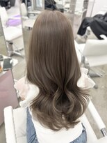 エヌアイ オモテサンドウ(ni omotesando) ブリーチなしダブルカラー/ミルクティーブラウン