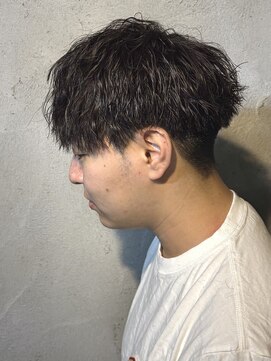 ニアウ 高崎店(Niau) メンズマッシュソフトツイストスパイラルパーマ群馬高崎眉毛韓国