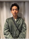 メンズ刈り上げなしショート
