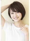 30代40代大人ボブ　大人ショートボブ　ひし形ボブ
