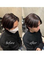 エノア 青山(ENORE) メンズ縮毛矯正/曲がる縮毛矯正/メンズ髪質改善/メンズカット