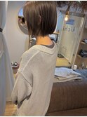 [kichi.] 柔らかぷつボブ×くすみベージュ