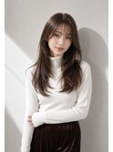 顔周りカット/似合わせカット/レイヤーカット/前髪長め/韓国ヘア