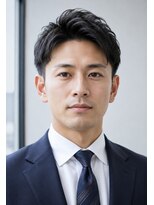 ヘアーサロン クスキ(hair salon KUSUKI) 自然な刈りあげ ビジネススタイル 30代メンズカット