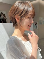 アフロート トウキョウ(AFLOAT TOKYO)&nbsp;似合わせショート30代40代小顔銀座ひし形前上がり縮毛矯正ボブ