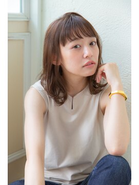 アンアミ オモテサンドウ(Un ami omotesando) 【Unami】 透明感ミディアム×デジタルパーマ 島田梨沙