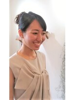 ヘアーアンドメイクアップ クリーク(Hair&Makeup CREEK)&nbsp;夜会巻き