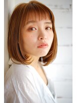 ヴァンクシー バイ ルナ(VANKCY by Luna)&nbsp;ナチュラル 20代 30代 大人ボブ ストレート アッシュブラウン 楽