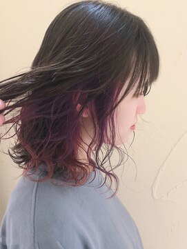 アンジュ 大豆島店(ange) インナーカラー[20代30代40代50代60代]