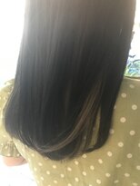アクロス ヘアーデザイン 溝の口店(across hair design)&nbsp;インナーブリーチでグレーシルバー