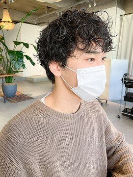 パーク(PARK) メンズカジュアルソフトツーブロックマッシュスパイラル