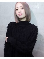 ガルボ ヘアー(garbo hair) #高知美容室#ボブ#韓国風#春夏ヘア#グレージュカラー#ボブヘア