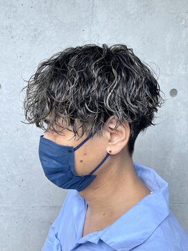 アソビ 表参道(ASOBI) 波巻きマッシュ　メンズパーマ