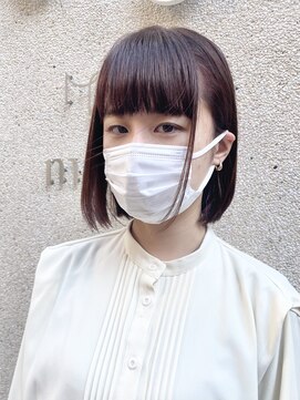 マイル 渋谷(mile) 美髪ヘア/大人かわいい/レイヤーボブ/白髪ぼかし/渋谷駅